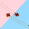 Authentic Purchase, Premium Quality Four-Leaf Clover Necklace