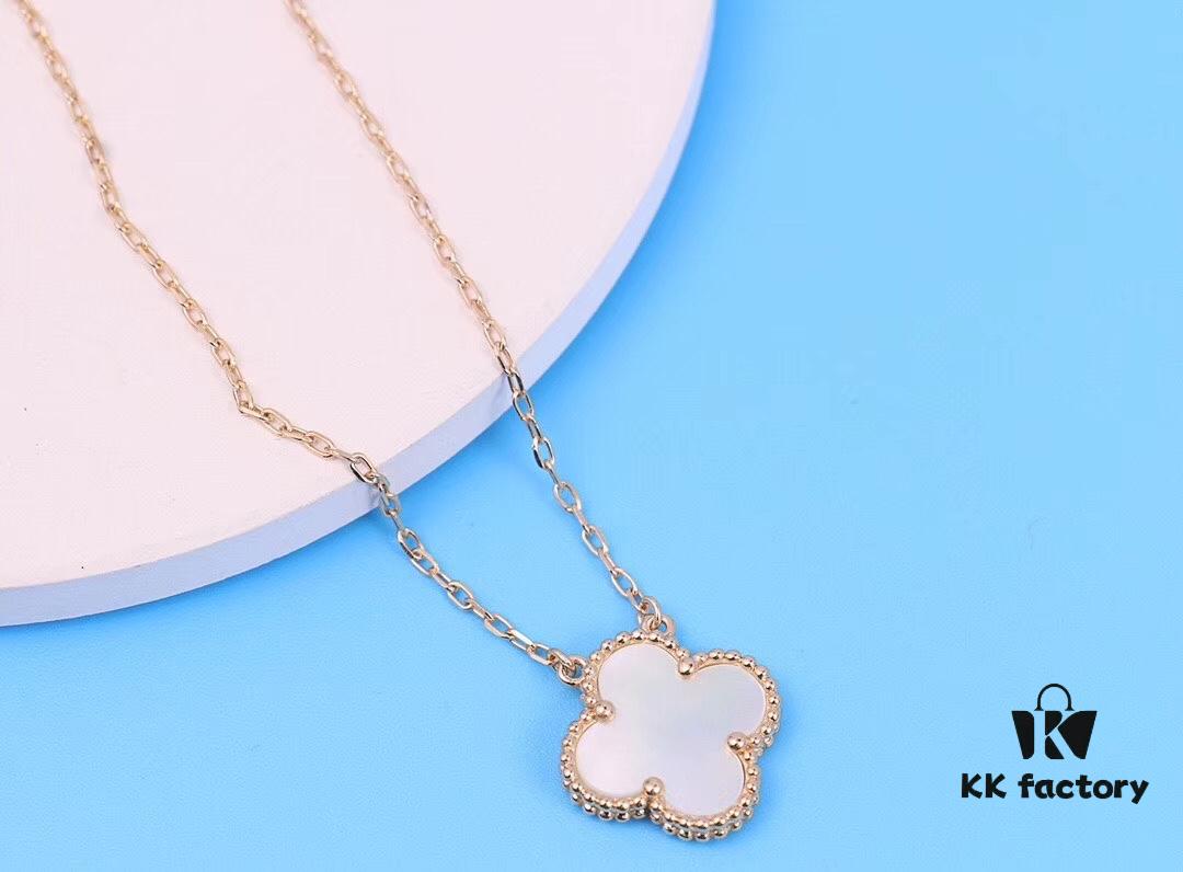 Authentic Purchase, Premium Quality Four-Leaf Clover Necklace