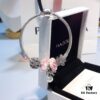 692fbf1d99f2d84055c87fc1 Pandora Blooming Peach Blossom Pearl Bow Pendant - New Arrival with Cubic Zirconia Daisy and Clover Design
