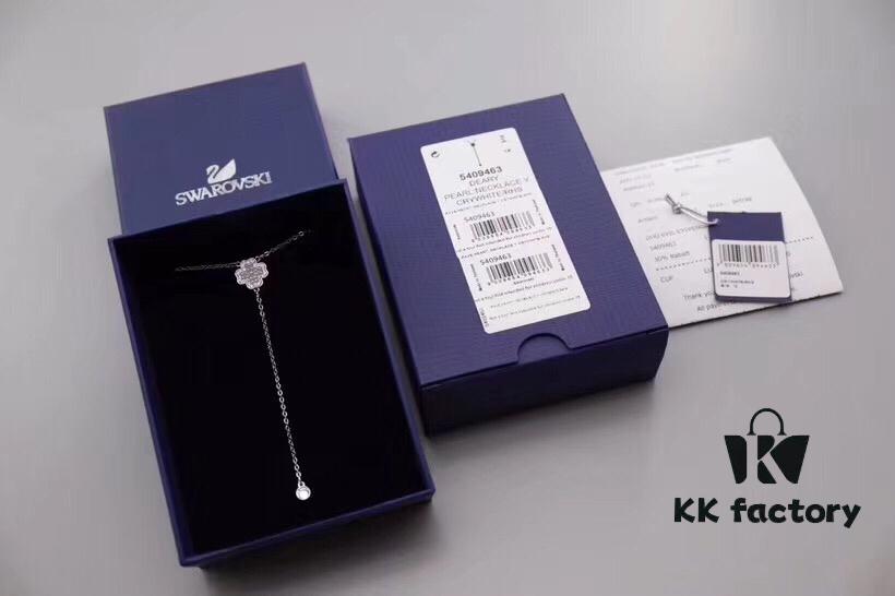 692fbf2a99f2d84055c87fcf New Arrival🍀 Lucky Four-Leaf Clover Pearl Y-Necklace
