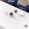 692fbf2b99f2d84055c87fd0 Swarovski LATISHA Versatile Detachable Clover Stud Earrings with Imitation Pearl Flower Drops, Floral Women's Earrings Jewelry Accessories