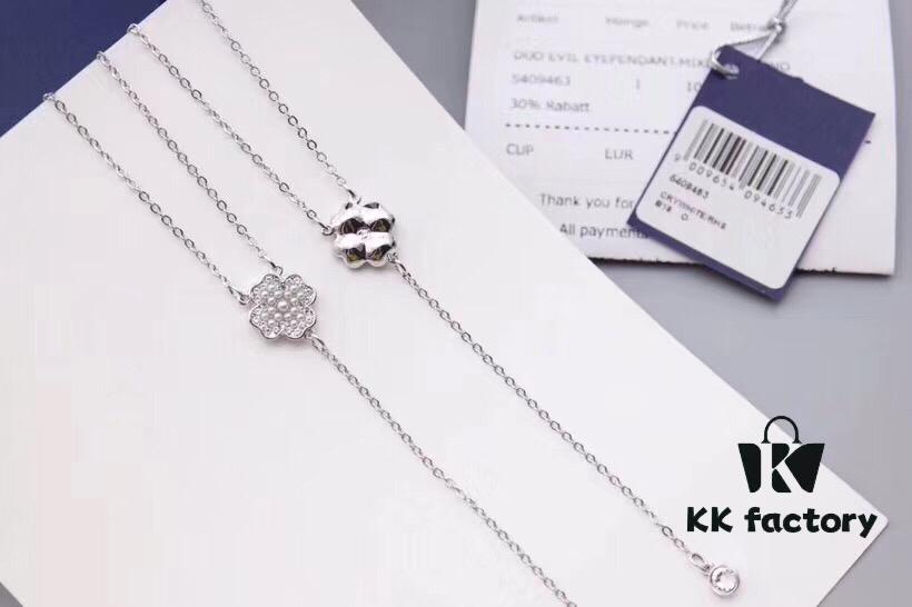 692fbf2b99f2d84055c87fd1 New Arrival🍀 Lucky Four-Leaf Clover Pearl Y-Necklace