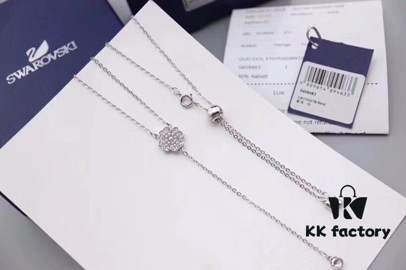 692fbf2d99f2d84055c87fd6 New Arrival🍀 Lucky Four-Leaf Clover Pearl Y-Necklace