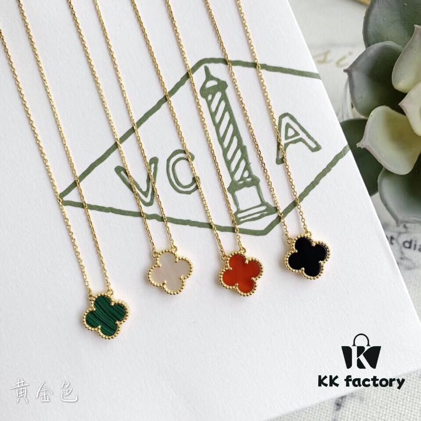 692fbf4599f2d84055c87ff7 VCA Clover Medium Necklace Oriental Invincible Style, Classic and Timeless! Cherry and Christmas Tree Inspired Design
