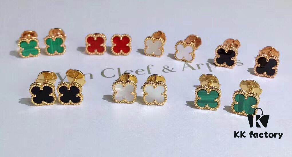 692fbf4899f2d84055c87ffc Van Cleef & Arpels Four-Leaf Clover Stud Earrings