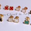 692fbf4999f2d84055c87fff Van Cleef & Arpels Four-Leaf Clover Stud Earrings