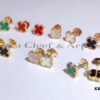 692fbf4e99f2d84055c88005 Van Cleef & Arpels Four-Leaf Clover Stud Earrings