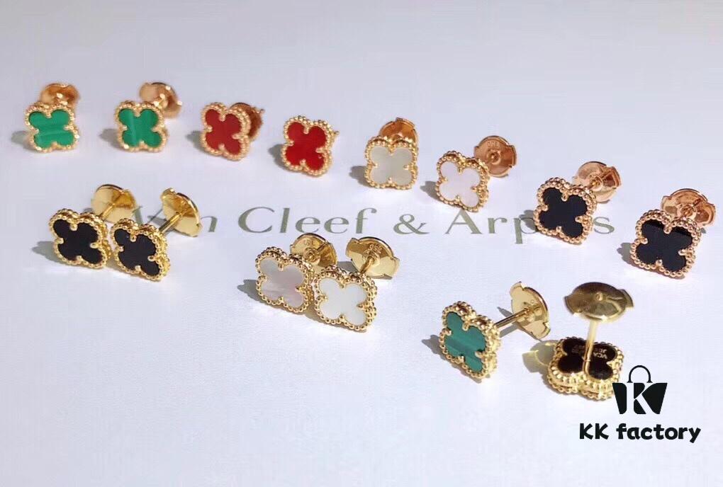 692fbf4e99f2d84055c88005 Van Cleef & Arpels Four-Leaf Clover Stud Earrings