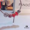 692fbf5699f2d84055c88010 Pandora-Grade Silver Wire Red Lantern Lantern Pendant Set – New Arrival! ZP-Certified, Thai Imported S925 Sterling Silver with Sparkling Rhinestone Clover, Love Bead, Devil Fruit and Festive Lantern Charms