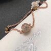 692fbf5899f2d84055c88012 Swarovski Lucky Clover Bracelet, Black and White Crystal Design with Magnetic Clasp
