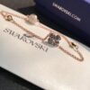 692fbf5c99f2d84055c88016 Swarovski Lucky Clover Bracelet, Black and White Crystal Design with Magnetic Clasp