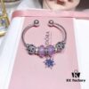 692fbf6199f2d84055c8801e Pandora Lavender Purple Snowflake New Arrival! Crafted with boutique materials, perfectly replicating the original store quality!