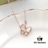 692fbf6799f2d84055c88025 Van Cleef & Arpels Two Butterfly Collection Butterfly Mother-of-Pearl Necklace