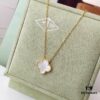 692fbf6e99f2d84055c8802e Van Cleef & Arpels Alhambra Four-Leaf Clover Necklace in Silver Version