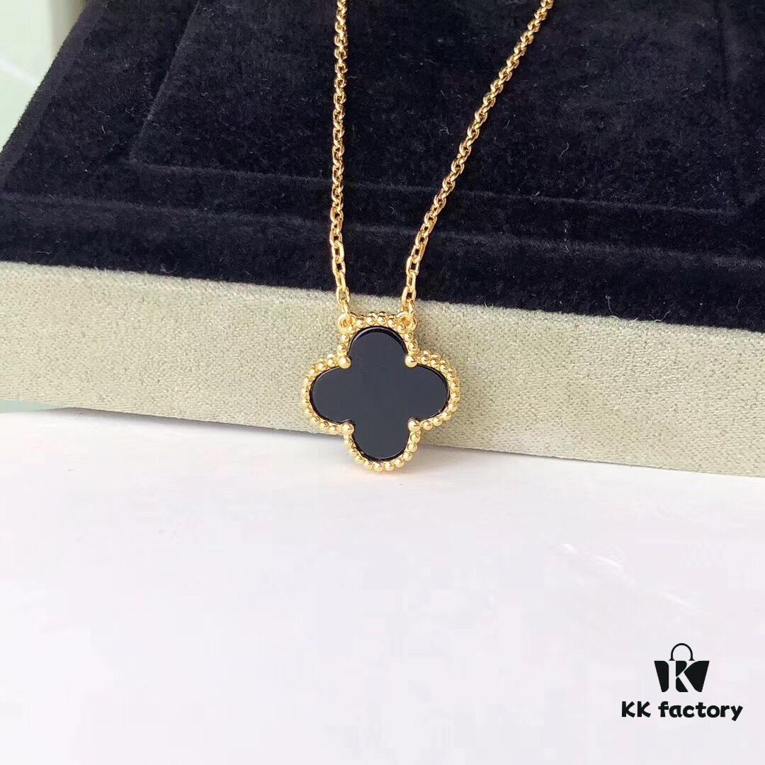 692fbf7199f2d84055c88035 Van Cleef & Arpels Alhambra Necklace in Silver Version, 925 Sterling Silver with 18K Gold Plating and Natural Mother-of-Pearl