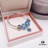 692fbf7699f2d84055c8803c Pandora Night Glow Ice Blue Blue Snowflake New Arrival! Made with counter materials, perfectly crafted one-to-one, quality comparable to official store products! Ice blue night glow glass, sparkling diamond-cut openwork clover, blue vibrant snowflake pendant. S925 silver comes with official packaging!