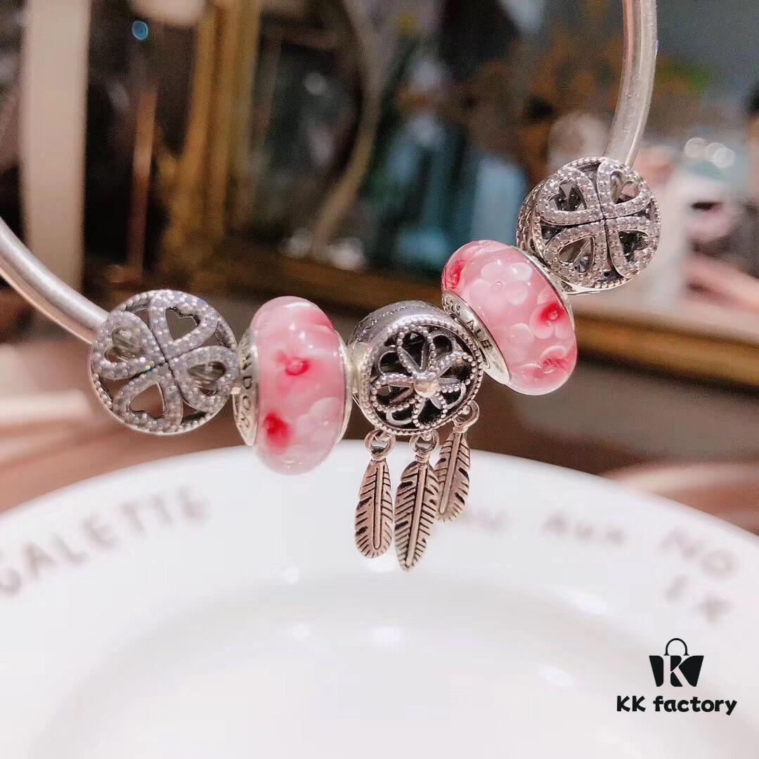 692fbf8299f2d84055c88052 Pandora Pink Peach Blossom Fairy Dream Catcher New Arrival! High-Quality Replica with Authentic Materials, Perfect Craftsmanship Comparable to Original