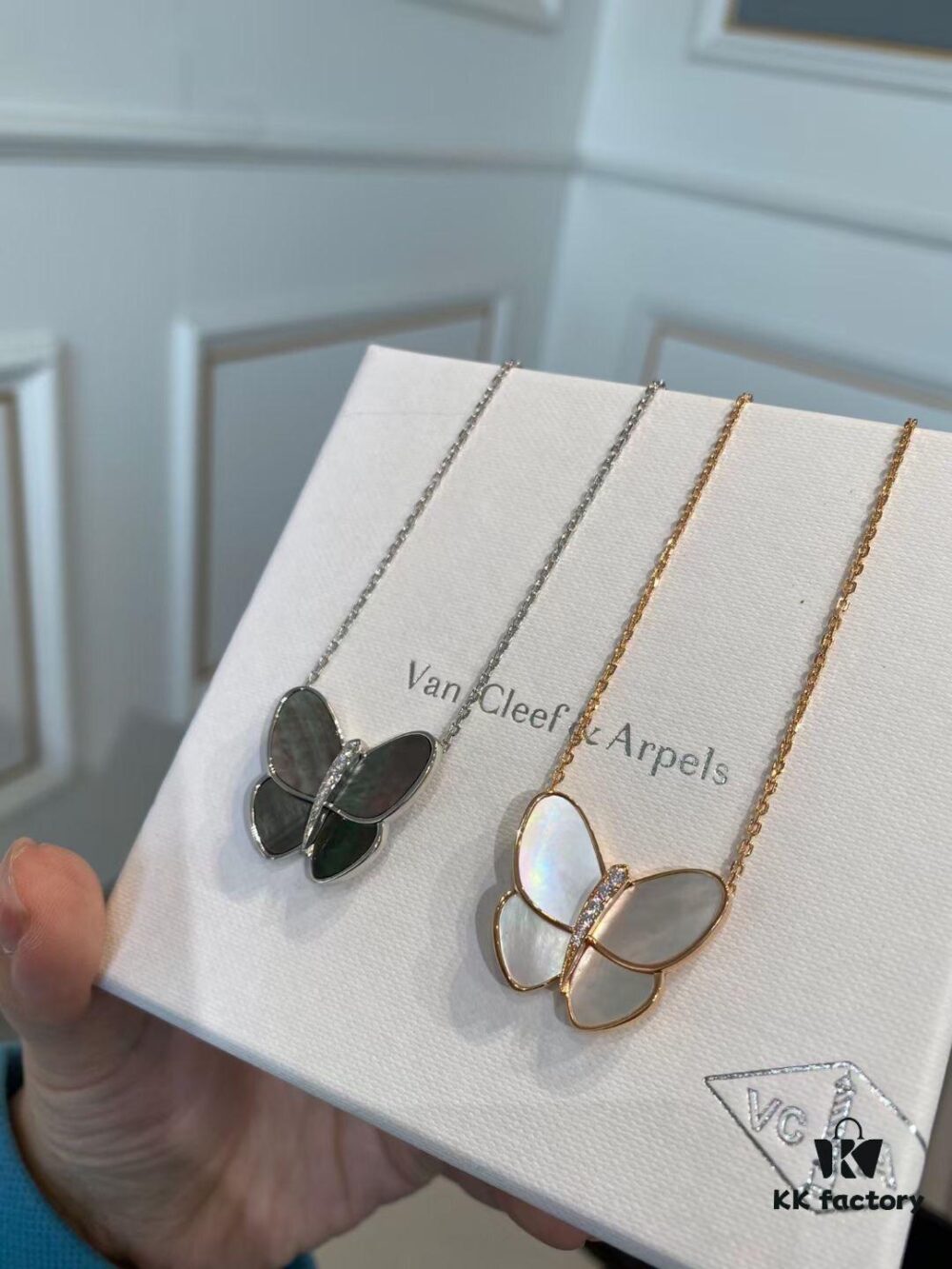 692fbf8699f2d84055c88057 Clover VCA Large Butterfly Necklace 🦋, Elegant and Luxurious with Exquisite Craftsmanship