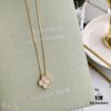692fbfac99f2d84055c88081 Christmas Gift 🎁 Van Cleef & Arpels Alhambra Clover Necklace with Natural Black Onyx, Red Jasper, Mother of Pearl, and Malachite in Rose Gold, Yellow Gold, and White Gold Plated 925 Sterling Silver