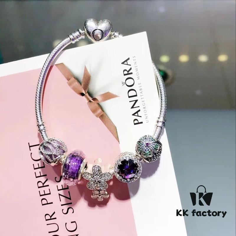 692fbfbf99f2d84055c8809c Pandora Pandora Purple Daisy Flower New Arrival! Imitation Level Purchase