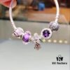 692fbfc199f2d84055c8809e Pandora Pandora Purple Daisy Flower New Arrival! Imitation Level Purchase