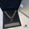 692fbfd999f2d84055c880c2 Large Clover Sweater Chain, Elegant Black