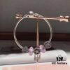 692fbfe099f2d84055c880ce Pandora Pandora Silver Wire Purple Hollow Dream Catcher New Arrival!