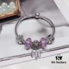 692fbfe399f2d84055c880d2 Pandora Pandora Silver Wire Purple Hollow Dream Catcher New Arrival!