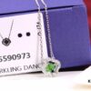 692fbfeb99f2d84055c880de New Arrival💗 Wang Yibo Cover Edition Swarovski Green Dancing Crystal Clover Single Diamond Set