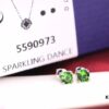 692fbff099f2d84055c880e4 New Arrival💗 Wang Yibo Cover Edition Swarovski Green Dancing Crystal Clover Single Diamond Set