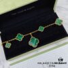 692fbff499f2d84055c880ea Newly Upgraded Version Compatible with 925 Natural Malachite VCA New Five-Petal Four-Leaf Clover Bracelet, High-End Market Edition! 1:1 High-Quality Custom 925 Sterling Silver, VCA Van Cleef & Arpels Limited Edition Four-Leaf Clover Leaves, Store Exclusive Limited Model, Perfect for Travel, an Absolute Must-Have. Original Lobster Clasp, Top-Tier Quality Available on Market
