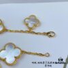 Newly Upgraded Version 1:1 High-End Custom 925 Sterling Silver VCA Five-Petal Clover Bracelet Limited Edition
