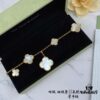 Newly Upgraded Version 1:1 High-End Custom 925 Sterling Silver VCA Five-Petal Clover Bracelet Limited Edition