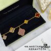 692fbffe99f2d84055c880fd Newly Upgraded Version 925 VCA New Five-Petal Four-Leaf Clover Bracelet, High-End Market Edition! 1:1 High-Quality Custom 925 Sterling Silver VCA Van Cleef & Arpels Limited Edition Four-Leaf Clover Leaf Bracelet, Perfect for Travel, Must-Have Accessory. Original Lobster Clasp, Highest Quality Available on Market