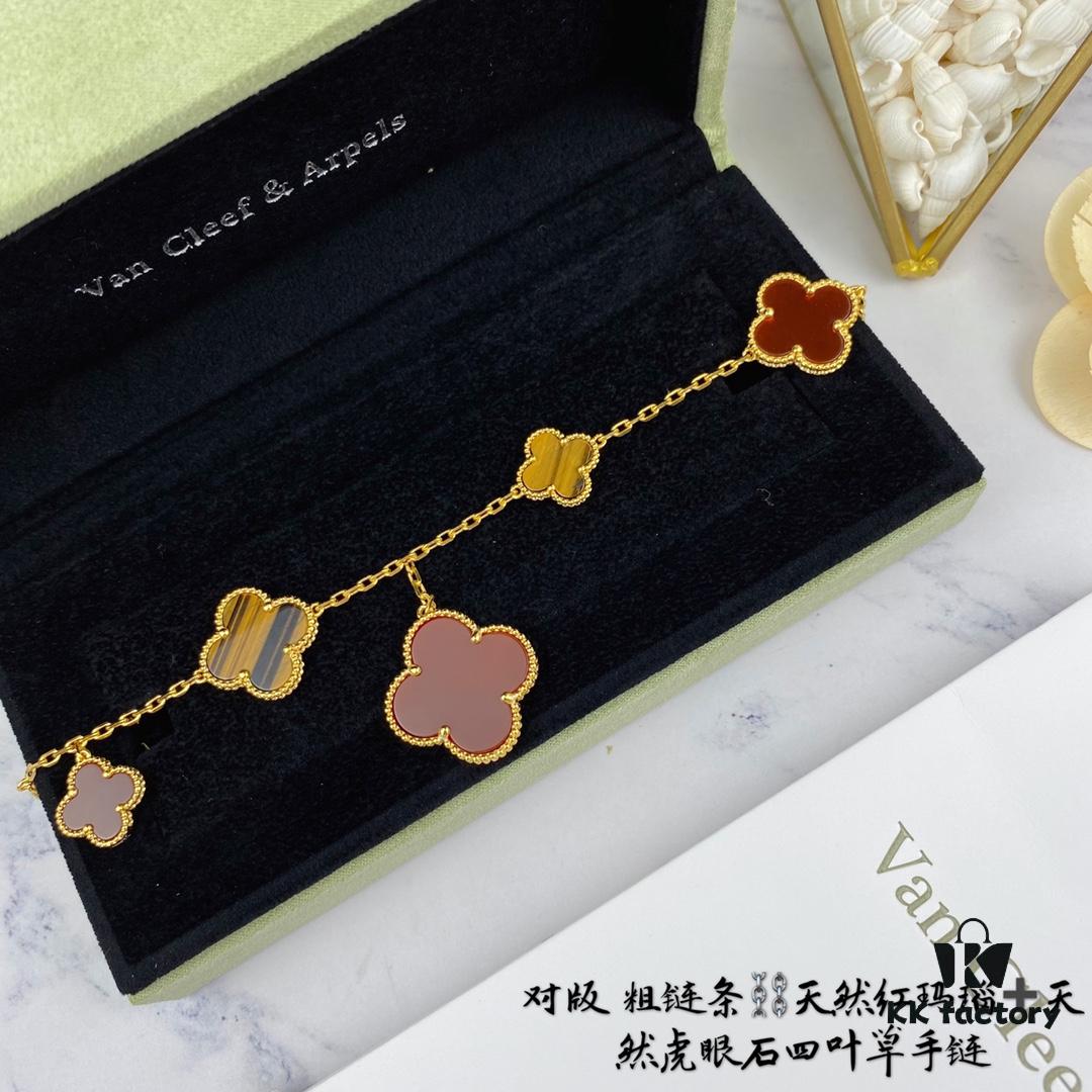 692fbffe99f2d84055c880fd Newly Upgraded Version 925 VCA New Five-Petal Four-Leaf Clover Bracelet, High-End Market Edition! 1:1 High-Quality Custom 925 Sterling Silver VCA Van Cleef & Arpels Limited Edition Four-Leaf Clover Leaf Bracelet, Perfect for Travel, Must-Have Accessory. Original Lobster Clasp, Highest Quality Available on Market