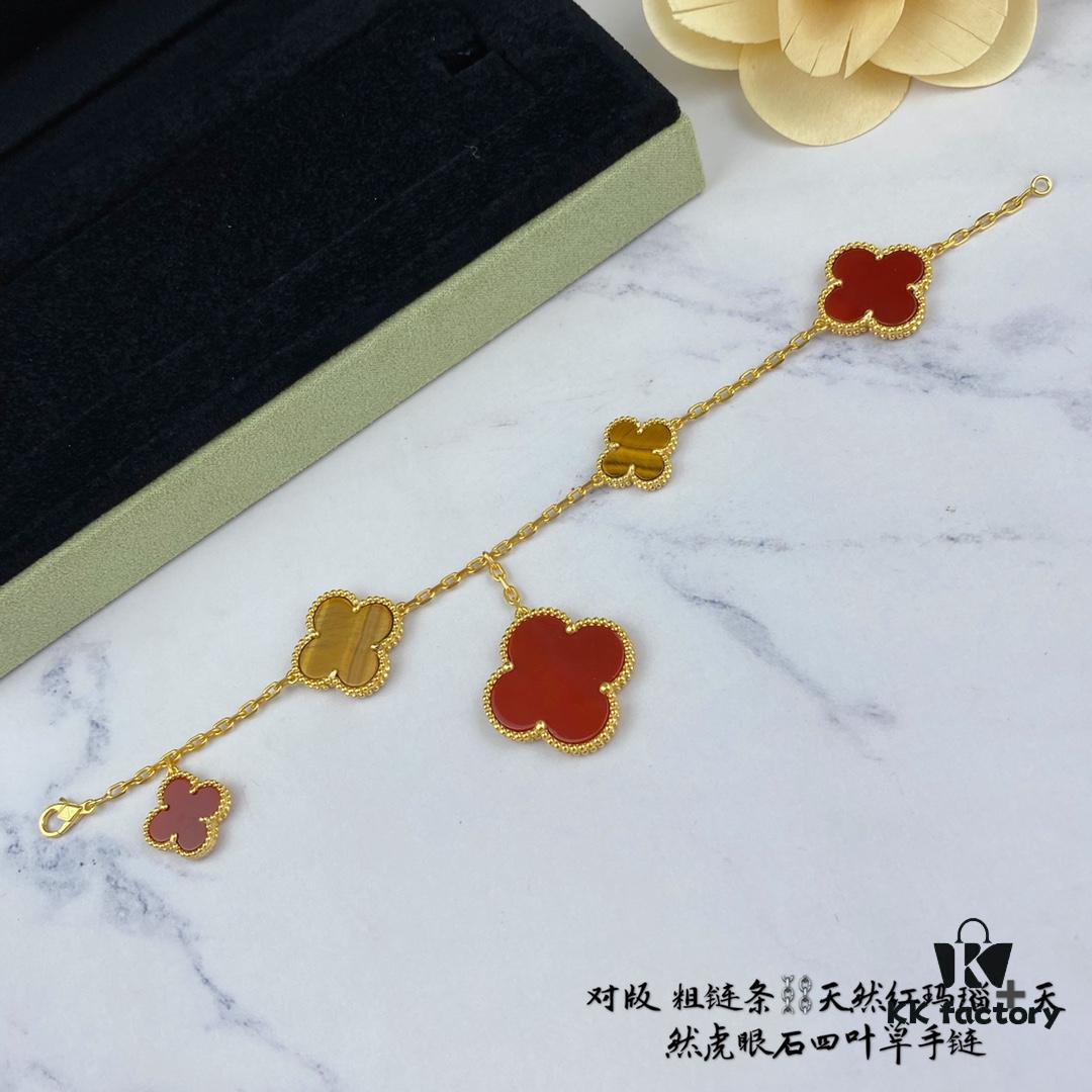 692fc00199f2d84055c88101 Newly Upgraded Version 925 VCA New Five-Petal Four-Leaf Clover Bracelet, High-End Market Edition! 1:1 High-Quality Custom 925 Sterling Silver VCA Van Cleef & Arpels Limited Edition Four-Leaf Clover Leaf Bracelet, Perfect for Travel, Must-Have Accessory. Original Lobster Clasp, Highest Quality Available on Market