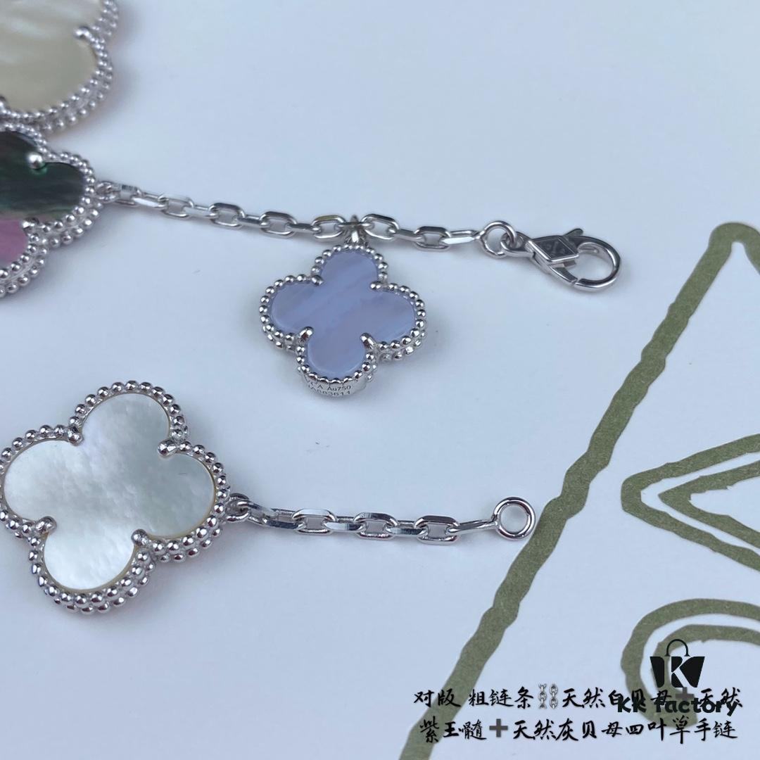 692fc00699f2d84055c88109 Newly Upgraded Version 1:1 High-End Custom 925 Sterling Silver VCA Five-Petal Clover Bracelet Limited Edition