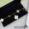 692fc00799f2d84055c8810b Newly Upgraded Version 925 VCA New Five-Petal Four-Leaf Clover Bracelet, High-End Market Edition! 1:1 High-Quality Custom 925 Sterling Silver VCA Van Cleef & Arpels Limited Edition Four-Leaf Clover Leaves, Perfect for Travel, Must-Have Item. Original Lobster Clasp