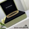692fc00c99f2d84055c88116 New High-End Custom VCA Van Cleef & Arpels Beaded Full Diamond Narrow Bracelet