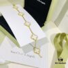 692fc00f99f2d84055c8811c New Arrival Transparent White Shell Heart ❗️ Gold-Tone Chain. Authentic Purchased Genuine Item, Original Rhombus Clasp ❗️ Highest Quality Van Cleef & Arpels VCA Alhambra Clover 🍀 Five Motif Bracelet Made of High-End Custom 925 Sterling Silver with Thick Gold Plating, High-Definition Engraving, Latest Store Model with Authentic Rhombus ◇ Clasp