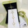 692fc01199f2d84055c8811f New Arrival Transparent White Shell Heart ❗️ Gold-Tone Chain. Authentic Purchased Genuine Item, Original Rhombus Clasp ❗️ Highest Quality Van Cleef & Arpels VCA Alhambra Clover 🍀 Five Motif Bracelet Made of High-End Custom 925 Sterling Silver with Thick Gold Plating, High-Definition Engraving, Latest Store Model with Authentic Rhombus ◇ Clasp
