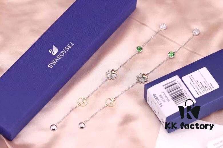 692fc02a99f2d84055c8814e New Arrival 💗 Swarovski Lucky Full Diamond Clover Magnetic Bracelet