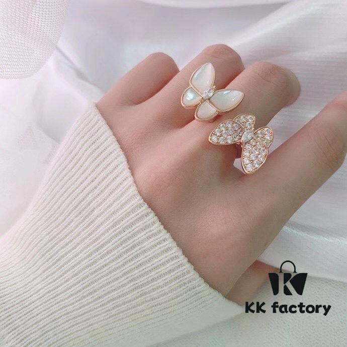 692fc03099f2d84055c8815e VCA Fairy Set: Necklace, Stud Earrings, Ring - Ethereal Butterfly Design (Nationwide Free Shipping with Gift Packaging)