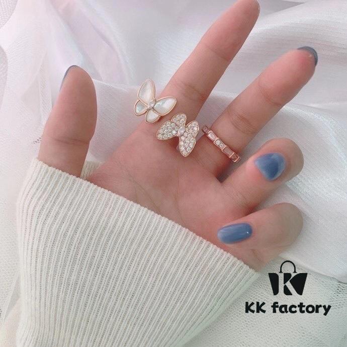 692fc03199f2d84055c8815f VCA Fairy Set: Necklace, Stud Earrings, Ring - Ethereal Butterfly Design (Nationwide Free Shipping with Gift Packaging)