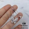 VCA Cleef Arpels Diamond-Encrusted Butterfly Necklace 🦋🍀