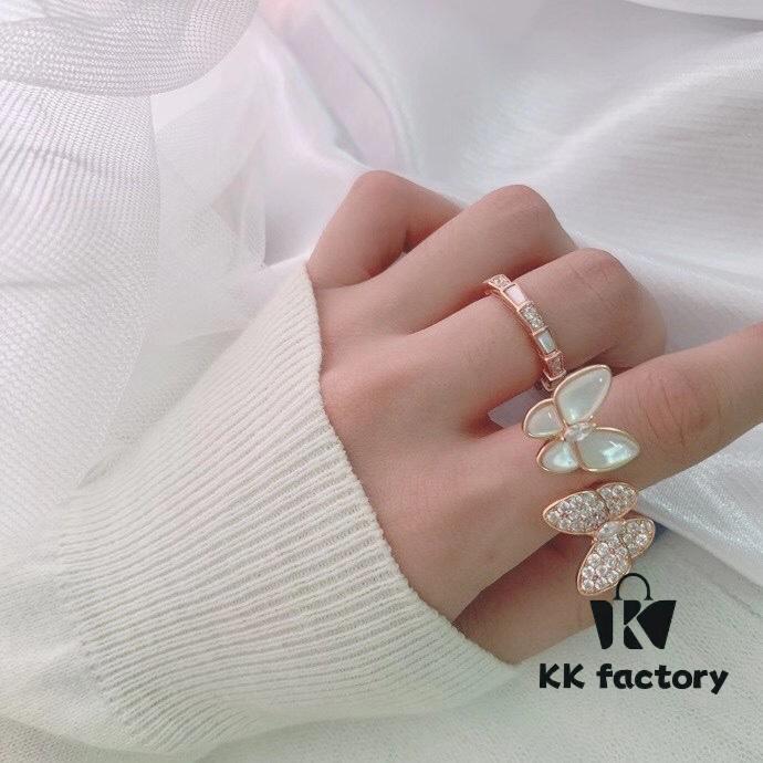692fc03399f2d84055c88163 VCA Fairy Set: Necklace, Stud Earrings, Ring - Ethereal Butterfly Design (Nationwide Free Shipping with Gift Packaging)