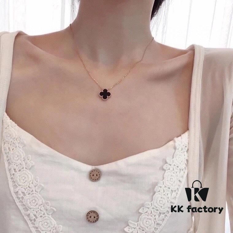 692fc03699f2d84055c8816c Wearing Photo 🔺 Clover Necklace