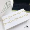 692fc04199f2d84055c88184 VCA Van Cleef & Arpels Anniversary Limited Transparent Clear Quartz Five-Petal Bracelet in V Gold with Thick Gold Plating, Set with Natural Clear Quartz, Exuding a Transparent and Crystal-Clear Elegance – Truly Unique! This Summer's Exclusive Release, an Artistic Masterpiece. Perfect for Elegant Ladies with Fair, Delicate Hands. Grab Yours Now 💅