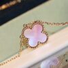 692fc04d99f2d84055c88190 VCA New Alhambra Pink Shell Necklace, High-End Market Version! 1:1 Premium Custom 925 Sterling Silver, VCA Van Cleef & Arpels Limited Edition Clover Leaf, Store Exclusive Limited Model, Perfect for Travel, Absolute Must-Have. Original Lobster Clasp
