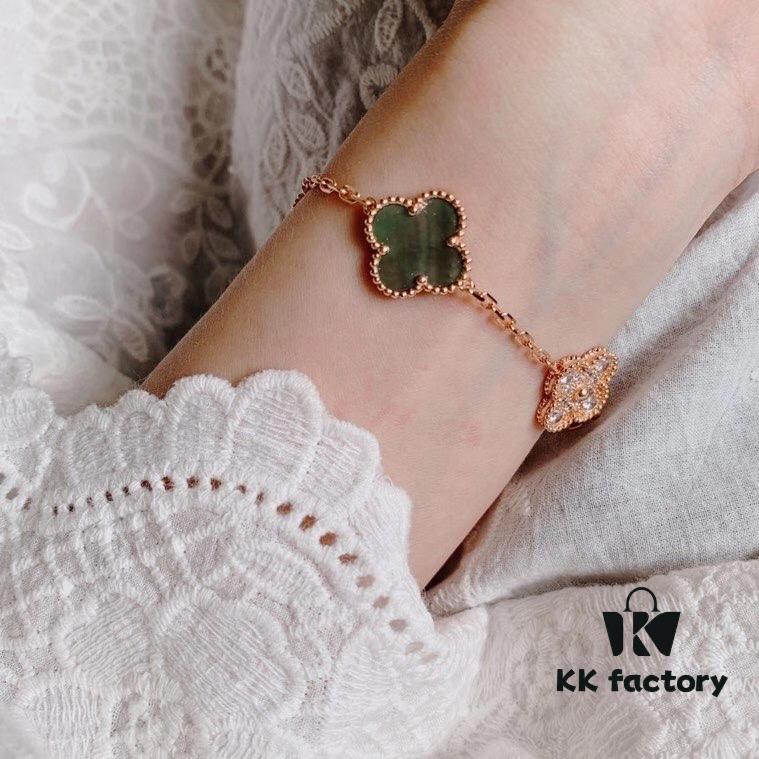 692fc05899f2d84055c8819f VCA Clover Five-Petal/Six-Petal Bracelet Top-Quality Pure Silver Craftsmanship